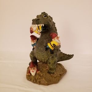 TREX EATING GNOMES